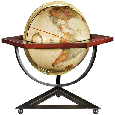 Replogle Frank Lloyd Wright 12" HEXAGON Antique Ocean Desktop Globe - Upzy.com