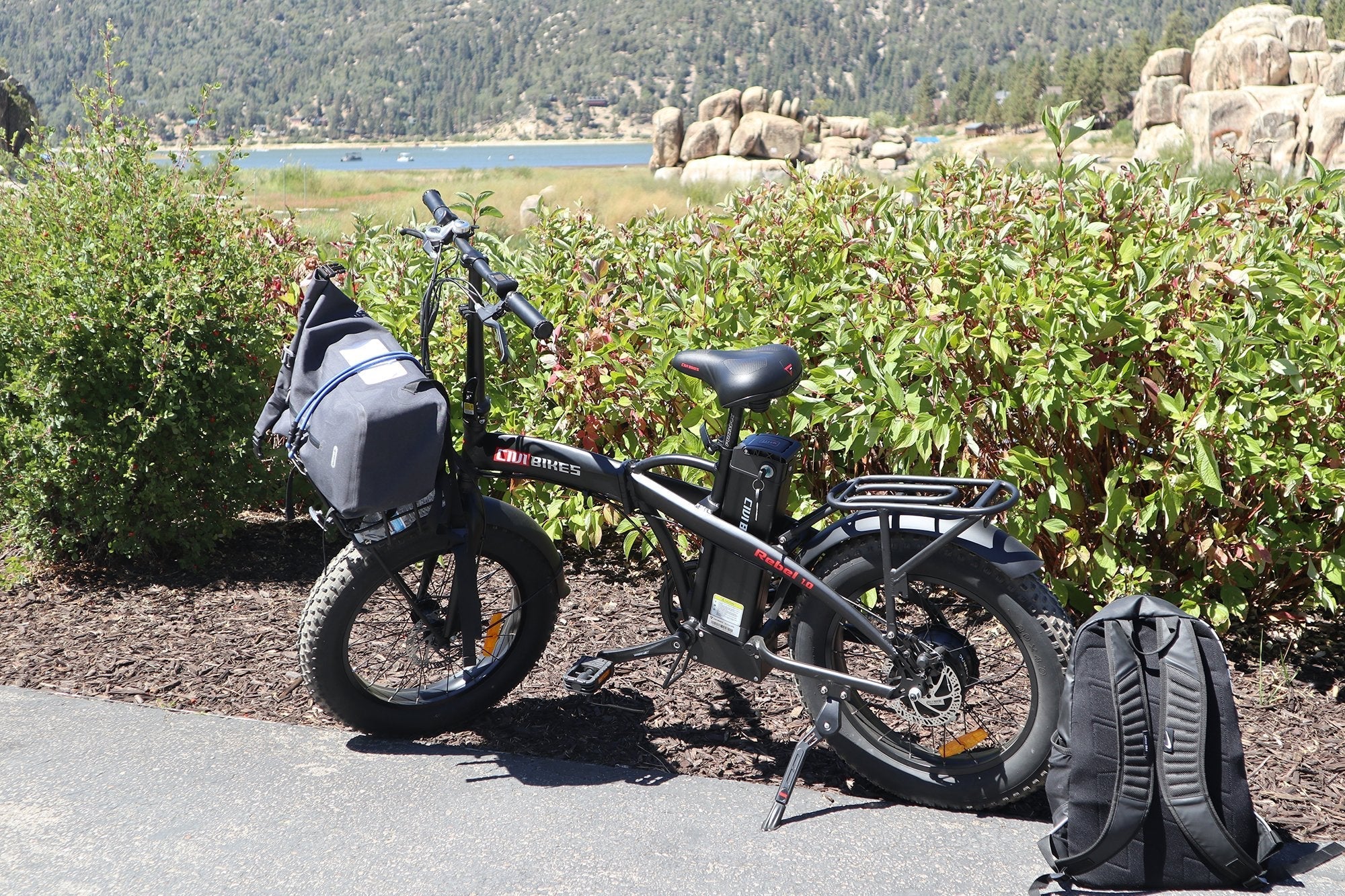 rebel gravel bike Revi Bikes Rebel 1.0 500W Bafang 48V 20" Folding Electric Bike Black