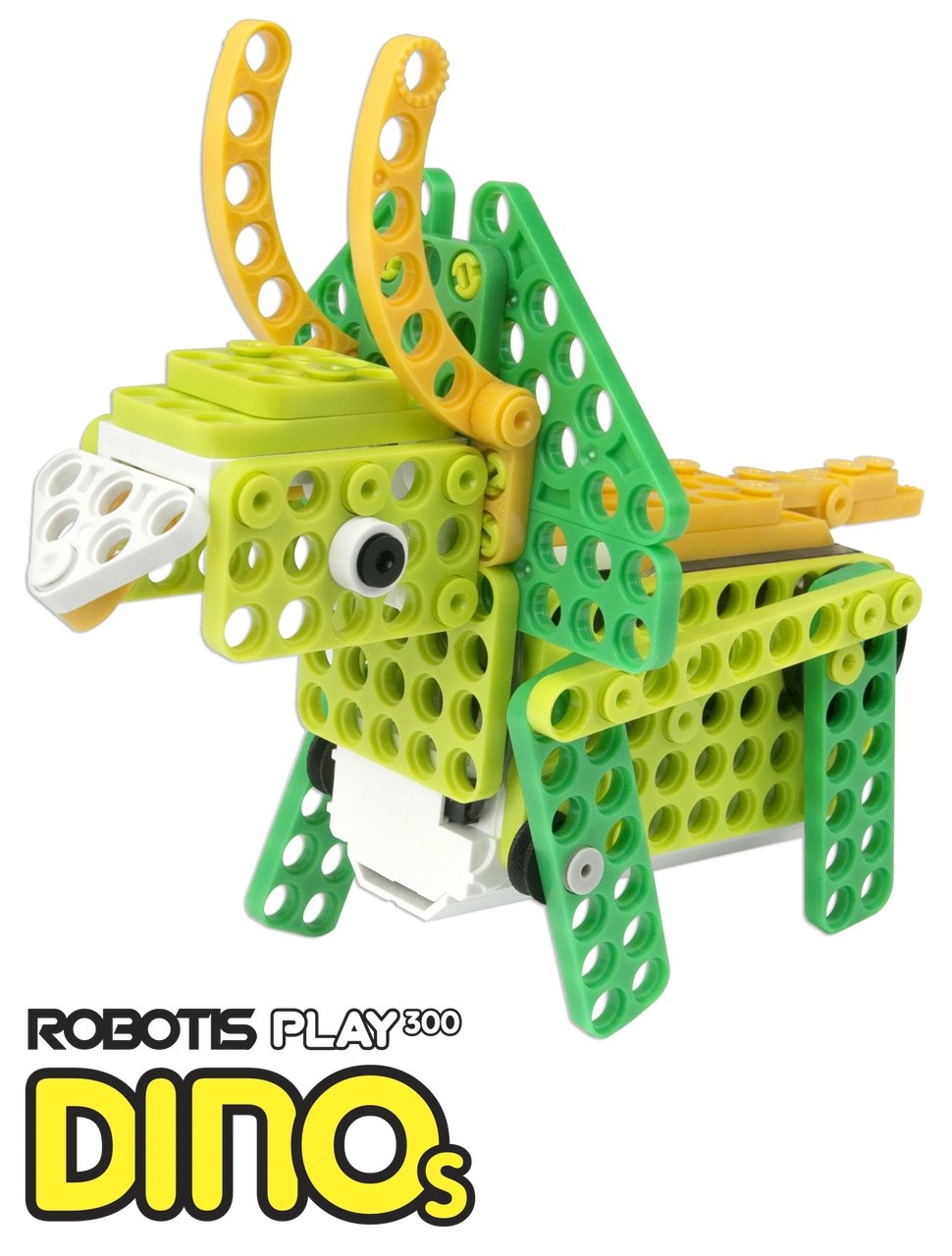 Robotis PLAY 300 DINOs Motorized Dinosaur Themed Robotics Kit 901-0056-000 - Upzy.com