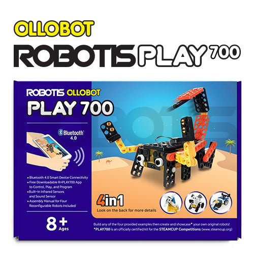 Robotis Play 700 Ollobot Motorized Programmable Robotics Toy, 901-0081-200 - Upzy.com