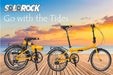Solorock Tides 7 Speed Aluminum Folding Bike, 20" Wheel, SRFVA2072 - Upzy.com