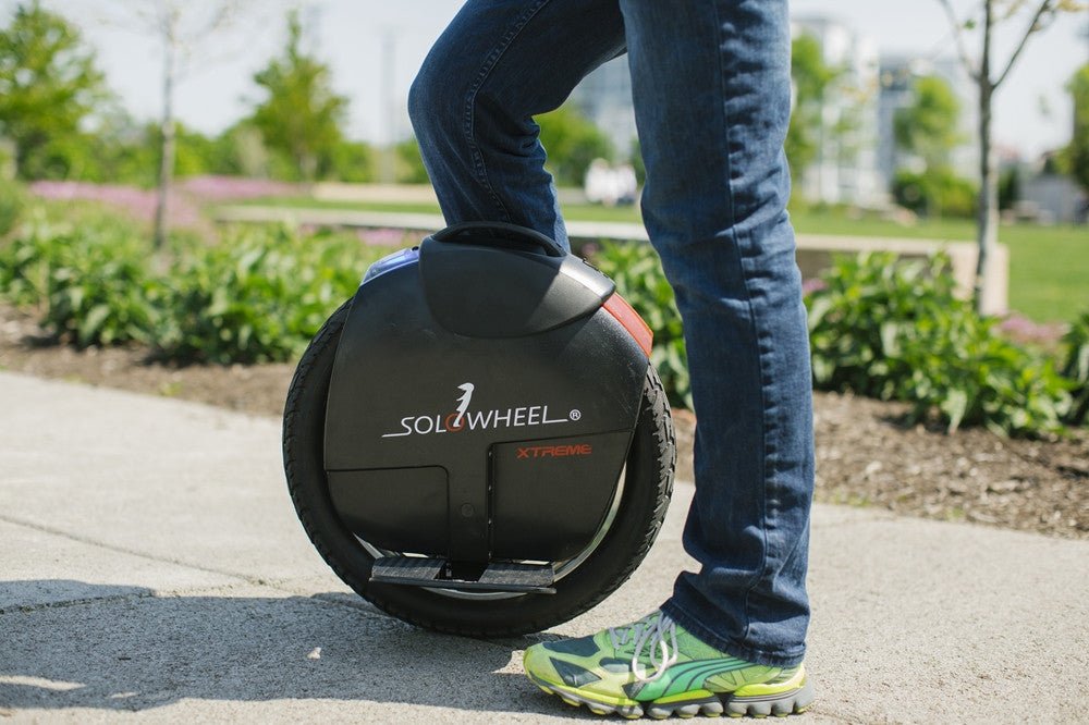 Solowheel Xtreme (Original) by Inventist Electric Unicycle Black/White - Upzy.com