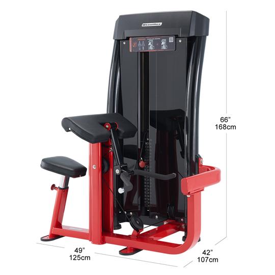 Steelflex JGBC600 Biceps Curl Jungle Gym Single Station Weight Machine - Upzy.com