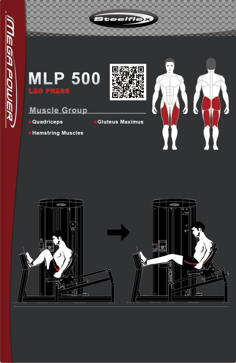 Steelflex Megapower MLP-500 Leg Press Weight Machine - Upzy.com