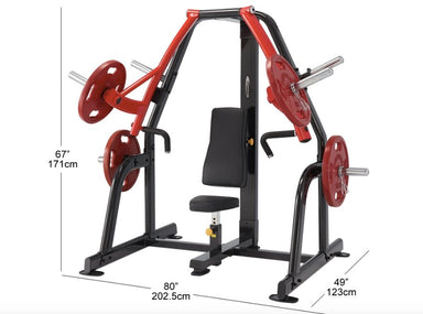 Steelflex Plateload PSBP Seated Chest Bench Press Weight Machine - Upzy.com