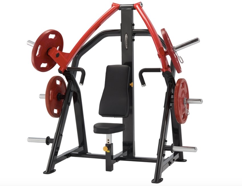 Steelflex Plateload PSIP Seated Incline Chest Press Weight Machine - Upzy.com