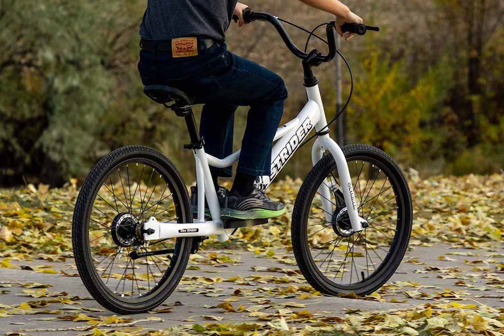 balance bike pedal Strider Sport 20x Balance Bike – White