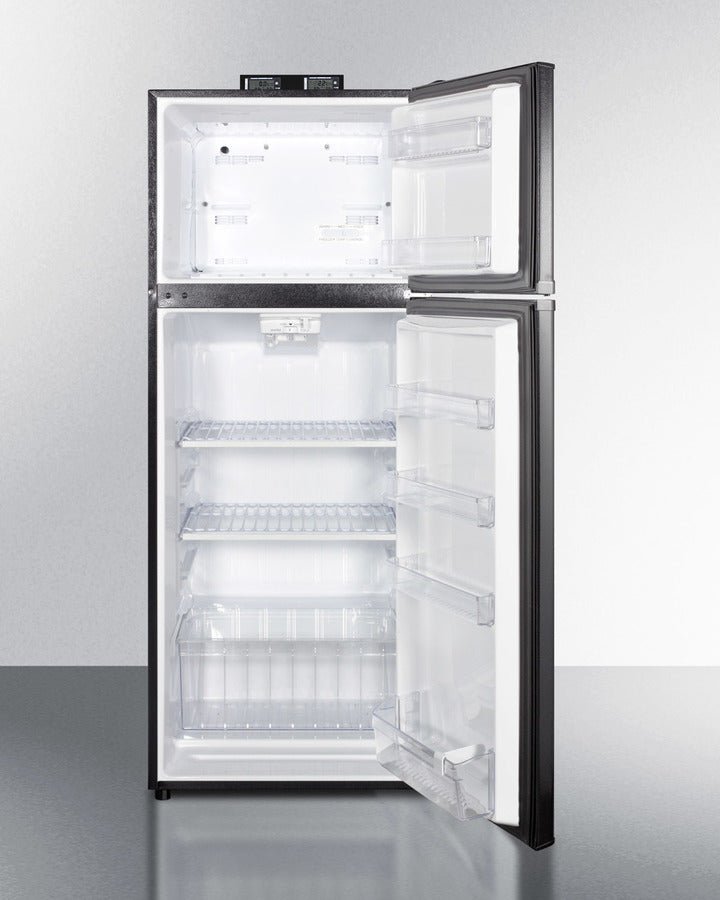 Summit BKRF1119B ADA Compliant Mid Size Top Freezer Refrigerator, Black - Upzy.com
