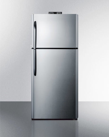 Summit BKRF21SS Temperature Alarm, Crisper Top Freezer Refrigerator - Upzy.com