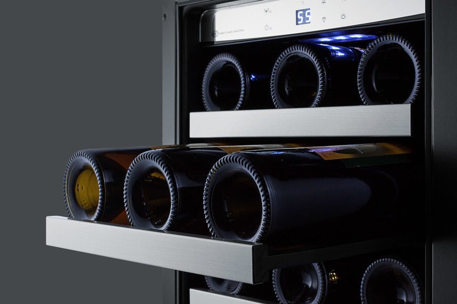 Summit CL151WBVCSS 15" Built-In Wine Beverage Center - Upzy.com