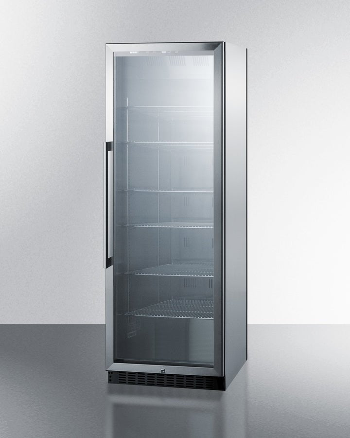 Summit SCR1401CSS Commercial Upright Freestanding Beverage Center Refrigerator - Upzy.com