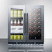 Summit SWBV3067B 30" Built-In Dual Zone Wine and Beverage Center - Upzy.com
