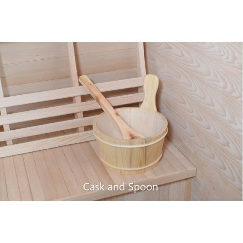 Sunray 200D2 Bristow 2 Person Outdoor Traditional Sauna - Upzy.com