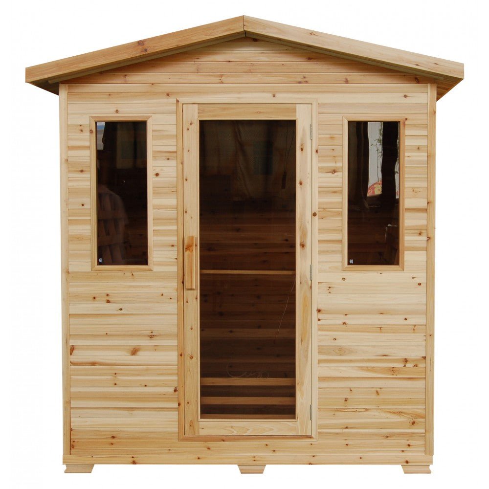 Sunray HL300D Grandby 2100W Canadian Hemlock 3 Person Outdoor Sauna - Upzy.com
