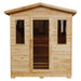 Sunray HL300D Grandby 2100W Canadian Hemlock 3 Person Outdoor Sauna - Upzy.com