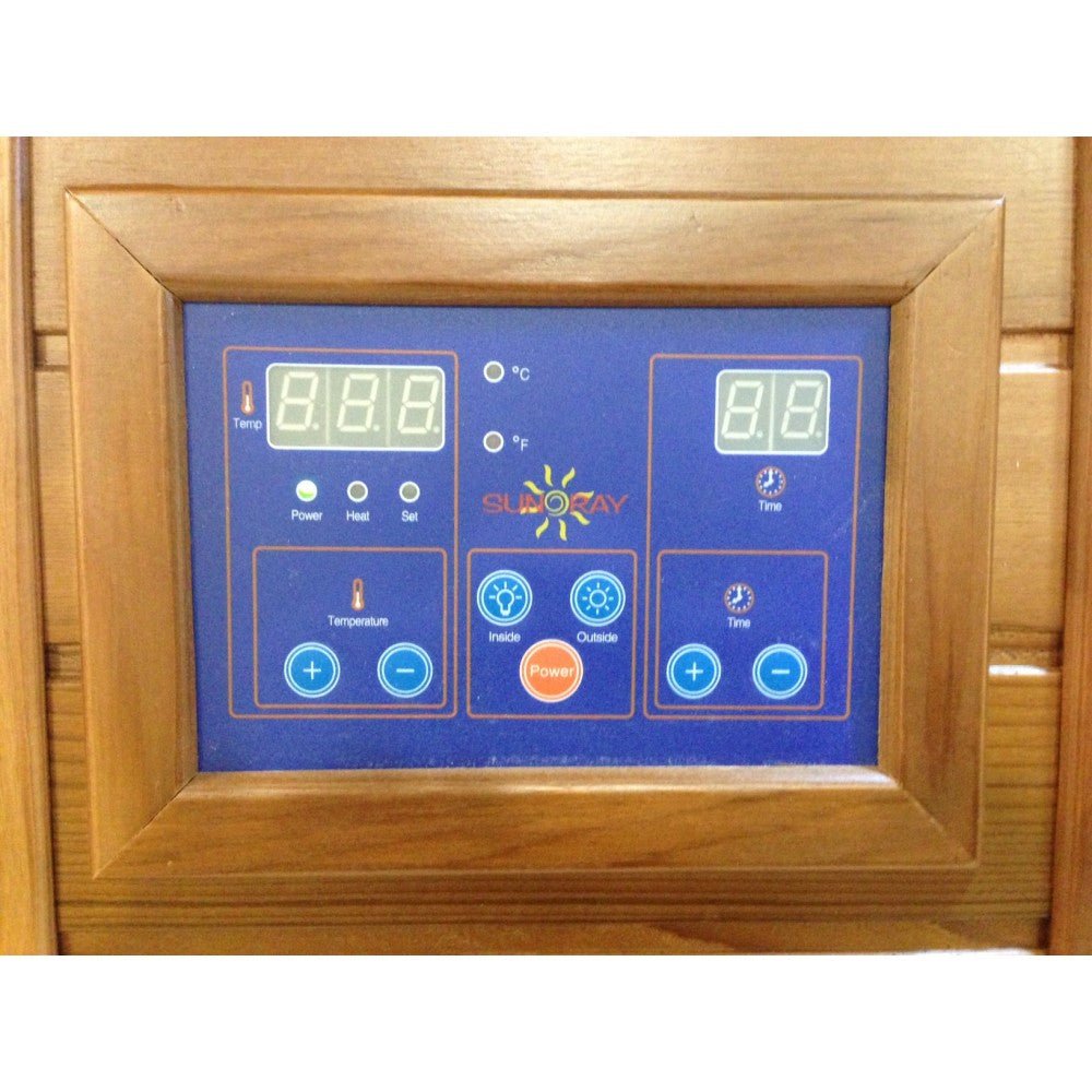 Sunray HL400KS Roslyn 2100W Canadian Red Cedar 4 Person Infrared Sauna - Upzy.com