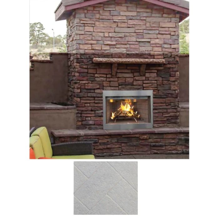 Superior 36" WRE3036 Outdoor Radiant Wood Burning Fireplace - Upzy.com