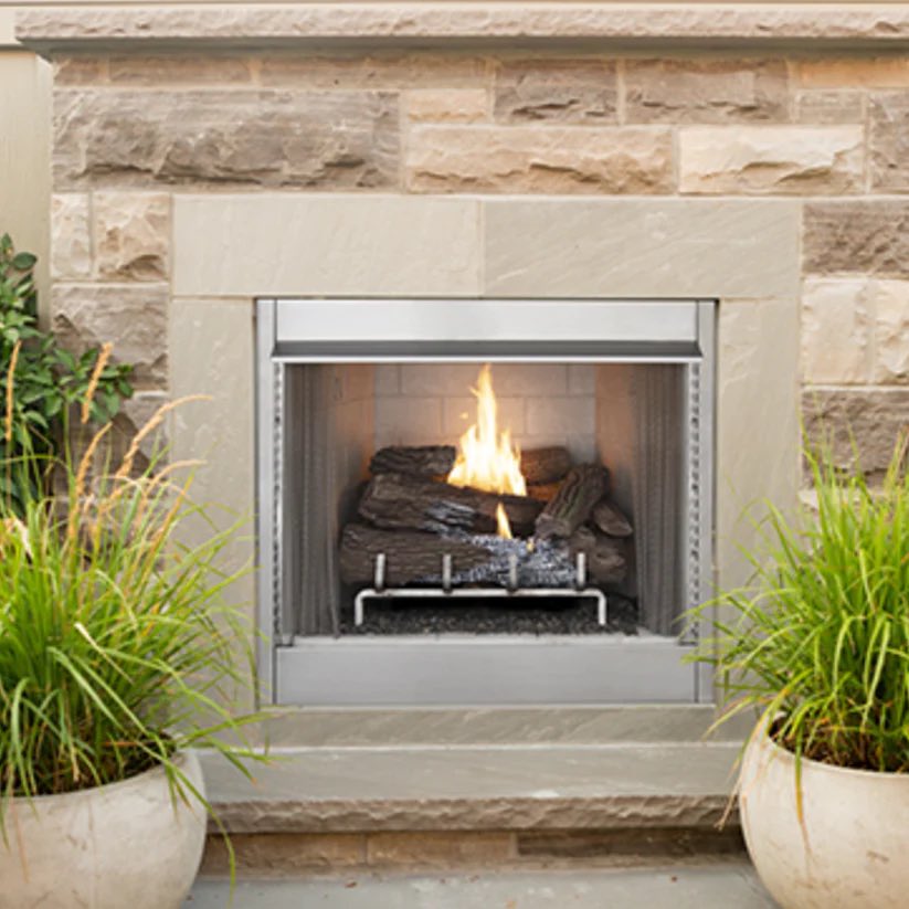 Superior 36" VRE4236 Indoor/Outdoor Vent-Free Gas Firebox Fireplace