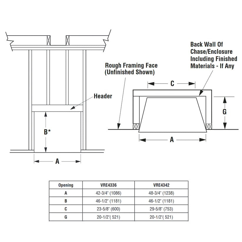 Superior 42" VRE4342 Outdoor Vent-Free Gas Fireplace