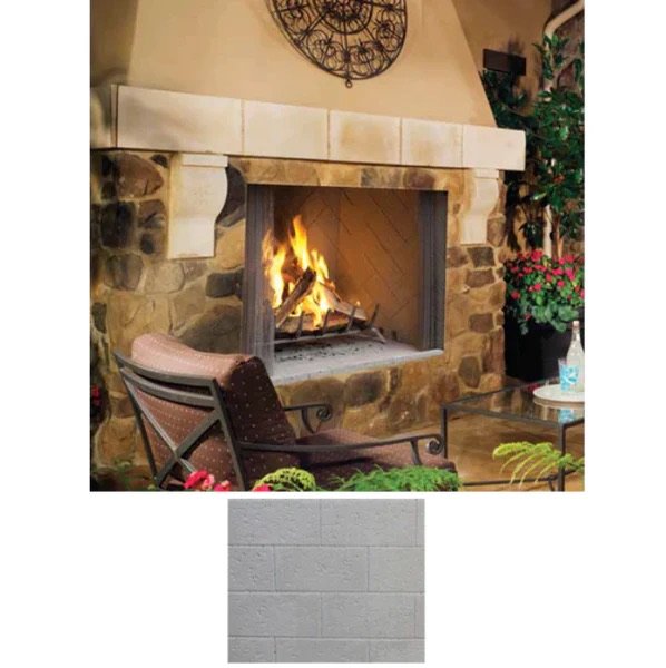 Superior 50" WRE4550 Outdoor Wood Burning Fireplace Fully Insulated Firebox