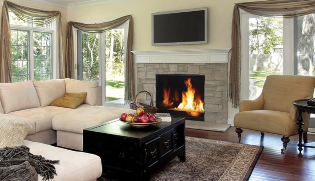 Superior DRC6345TEN 45" Contemporary Direct Vent Fireplace - Upzy.com