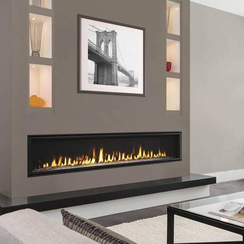 Superior DRL6084 84" Direct Vent Contemporary Linear Gas Fireplace - Upzy.com