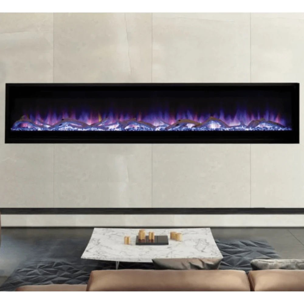 Superior F4446 72" ERL3072 Wall Mounted Linear Electric Fireplace MPE-72D - Upzy.com