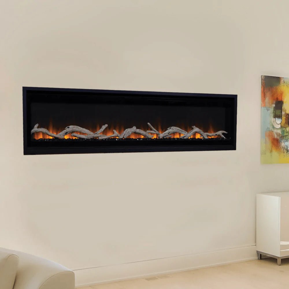 Superior F4447 84" ERL3084 Wall Mounted Linear Electric Fireplace MPE-84D - Upzy.com