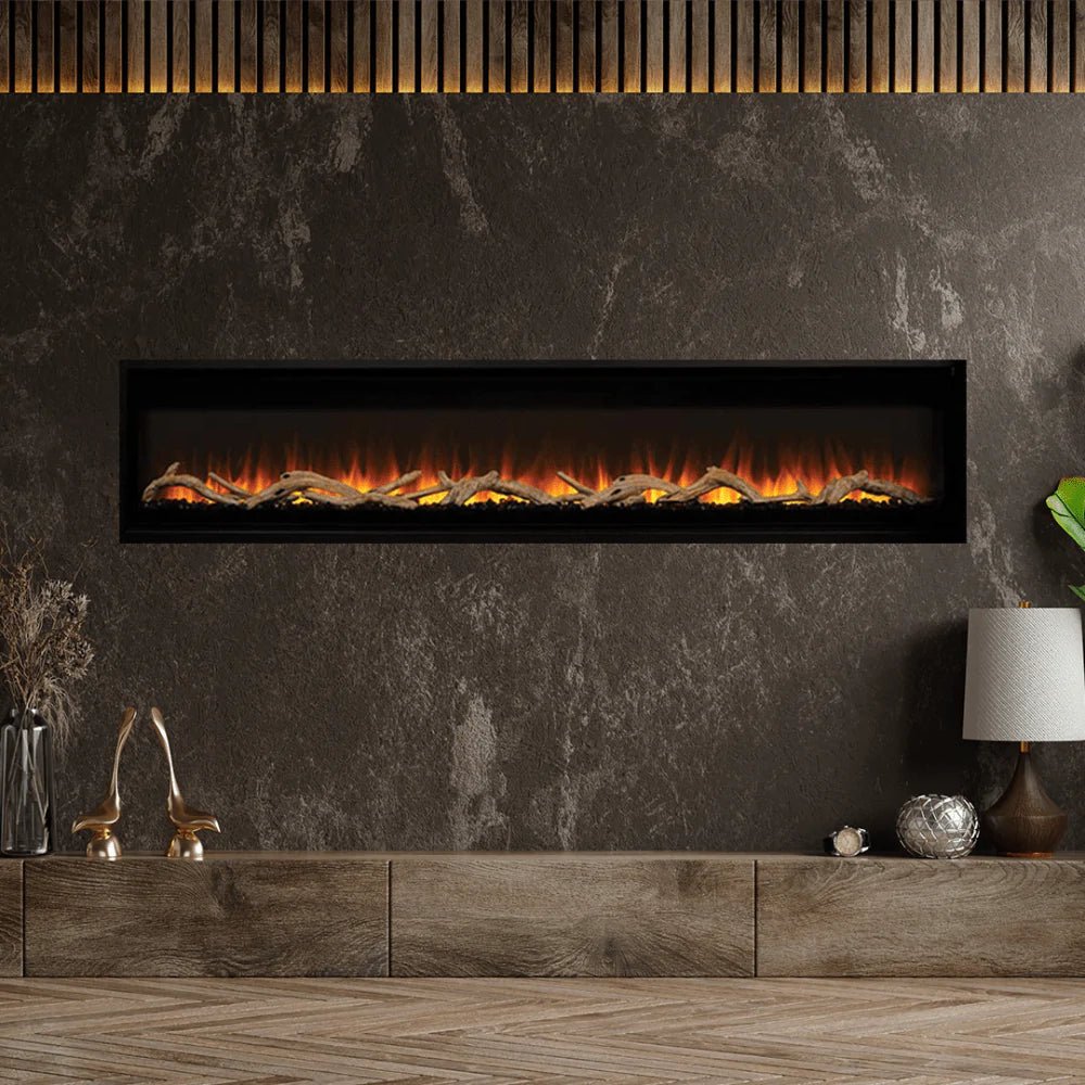 Superior F4447 84" ERL3084 Wall Mounted Linear Electric Fireplace MPE-84D - Upzy.com