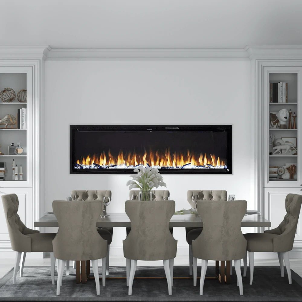 Superior F4447 84" ERL3084 Wall Mounted Linear Electric Fireplace MPE-84D - Upzy.com