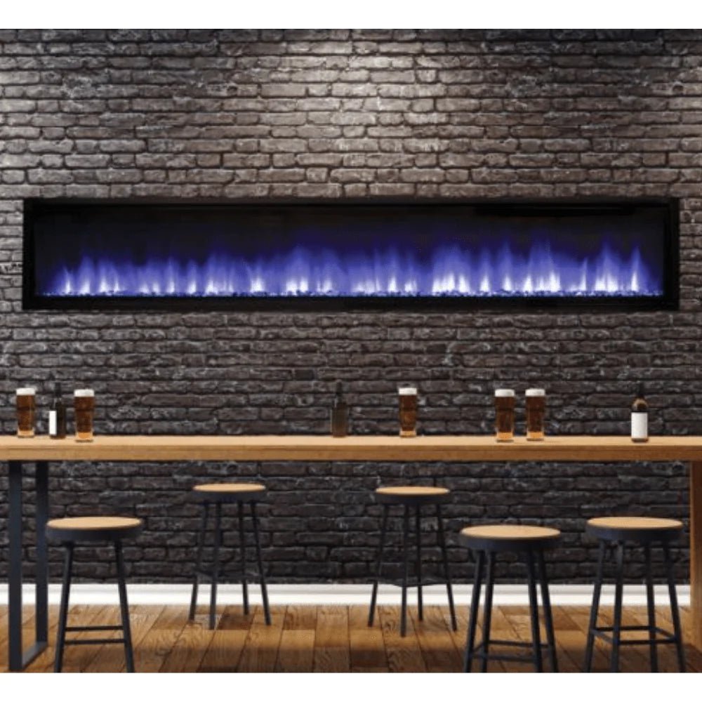 Superior F4448 100" ERL3100 Wall Mounted Linear Electric Fireplace MPE-100D - Upzy.com