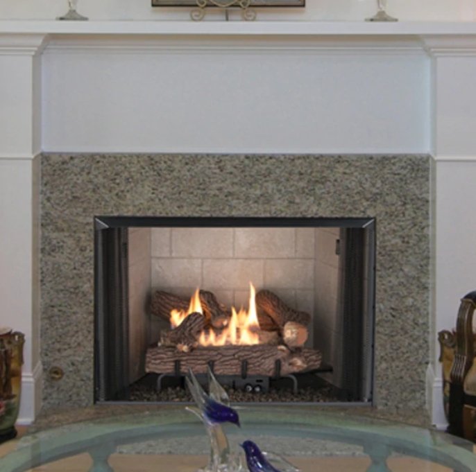 Superior VRT2536WS 36" Vent-Free Clean-Faced Gas Firebox, White Refractory Liner - Upzy.com