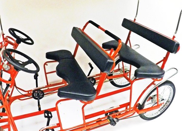 Surrey DOUBLE BENCH CLASSIC Quadricycle Four Wheel Pedalers