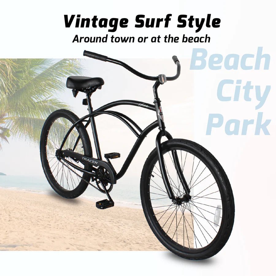 Tracer ACE 26" Men's Single Speed Fat Tire Beach Cruiser Bike - Upzy.com