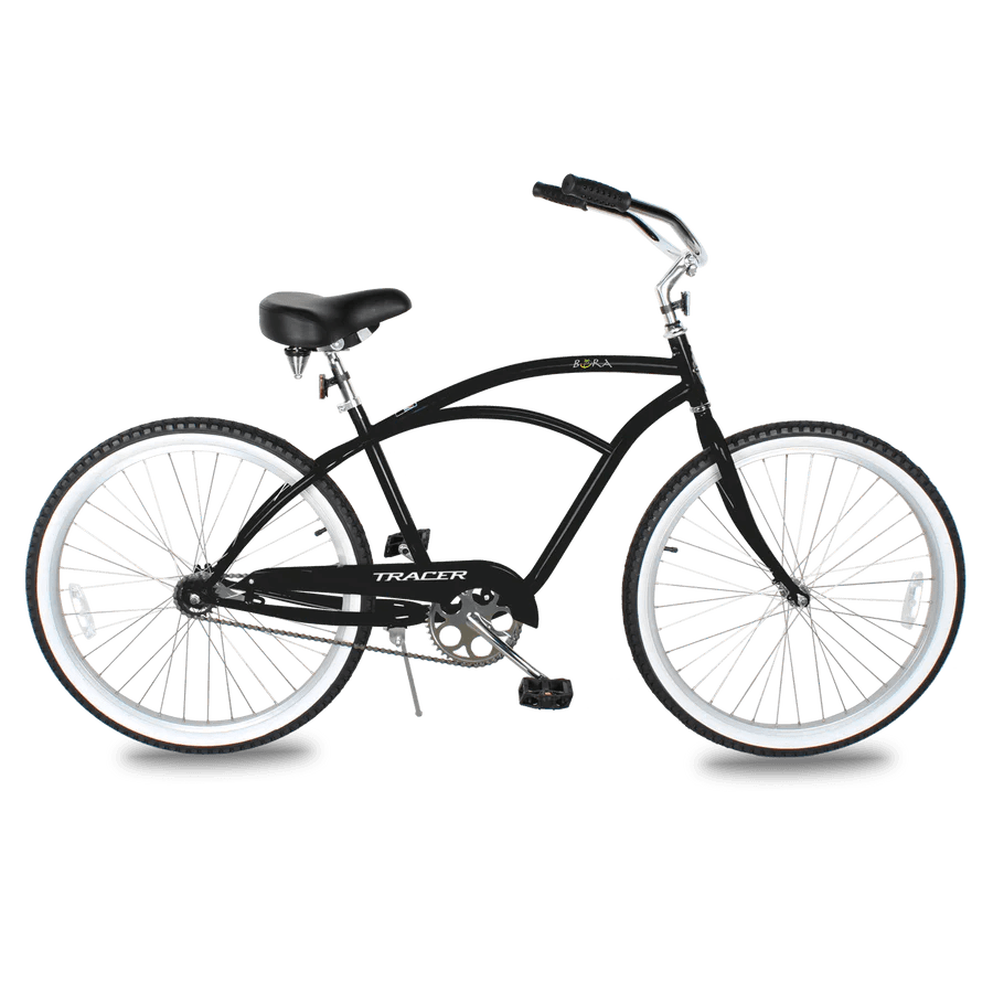 Tracer BORA 26" Men's Hybrid Single Speed Fat Tire Beach Cruiser Bike - Upzy.com