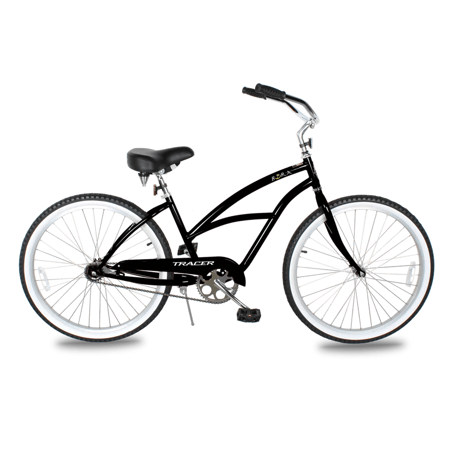 Tracer BORA 26" Step-Through Hybrid Single Speed Fat Tire Beach Cruiser Bike - Upzy.com