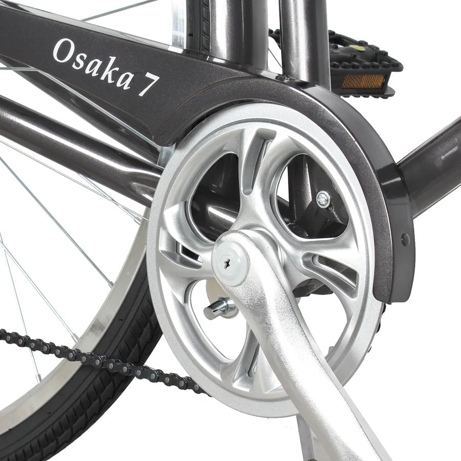 Tracer OSAKA Men's 700c Shimano 7 Speed Hybrid City Bike - Upzy.com