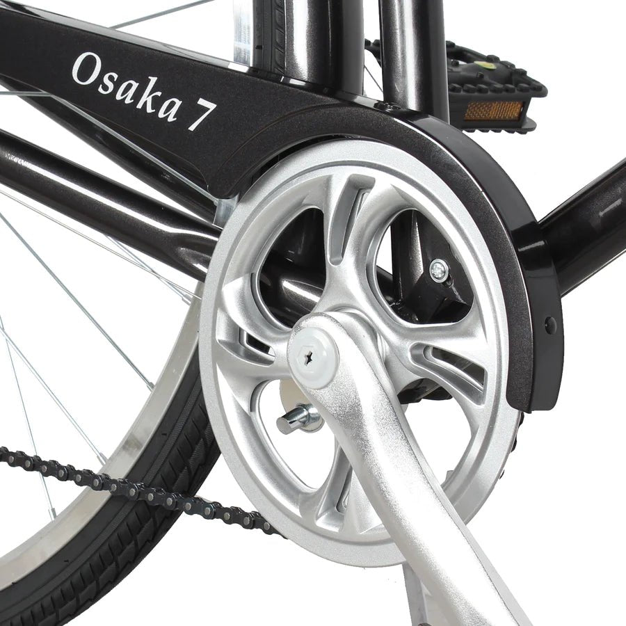 Tracer OSAKA Men's 700c Shimano 7 Speed Hybrid City Bike - Upzy.com