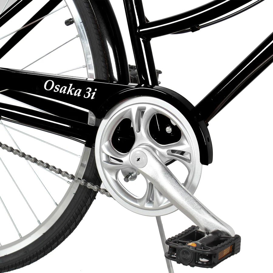 Tracer OSAKA Women's Step-Through 700c Shimano 3 Speed Hybrid City Bike - Upzy.com