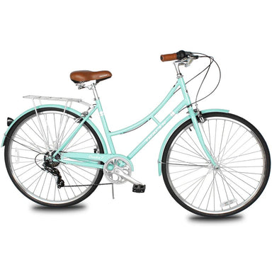 Tracer OSAKA Women's Step-Through 700c Shimano 7 Speed Hybrid City Bike - Upzy.com