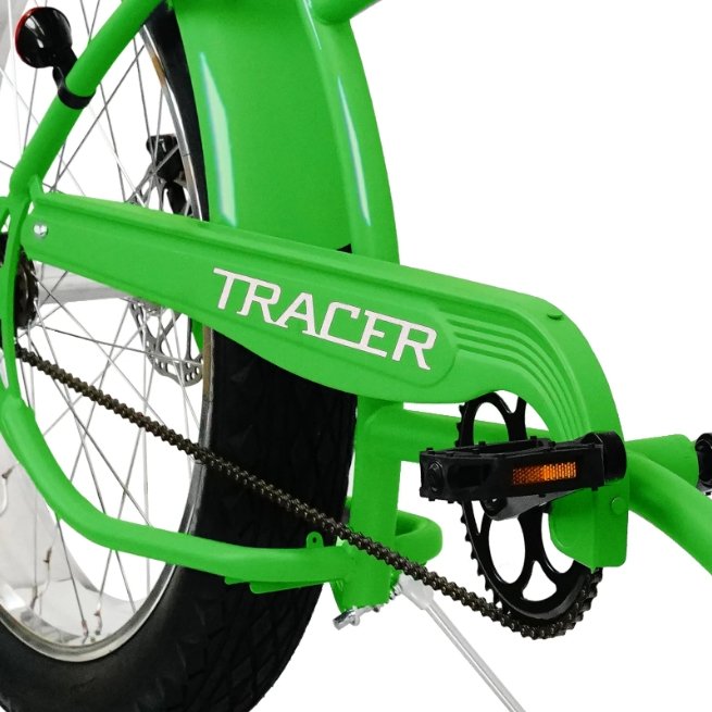 Tracer SANTAK GT 26" Chopper Stretch Oversized Frame Fat Tire Beach Cruiser Bike - Upzy.com