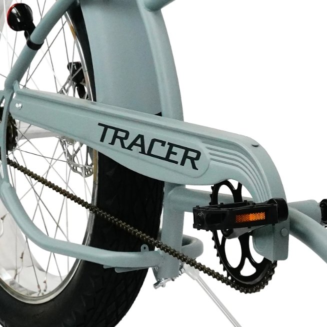 Tracer SANTAK GT 26" Chopper Stretch Oversized Frame Fat Tire Beach Cruiser Bike - Upzy.com