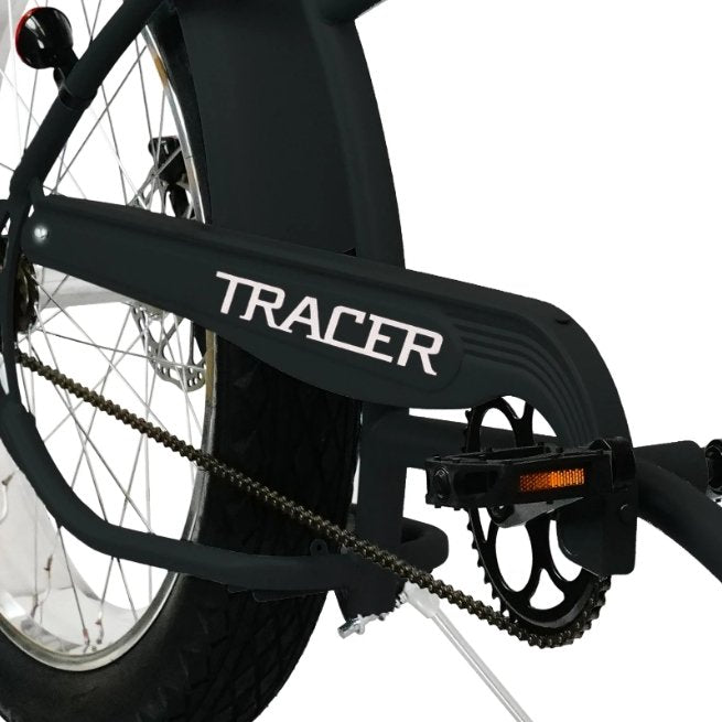 Tracer SANTAK GT 26" Chopper Stretch Oversized Frame Fat Tire Beach Cruiser Bike - Upzy.com