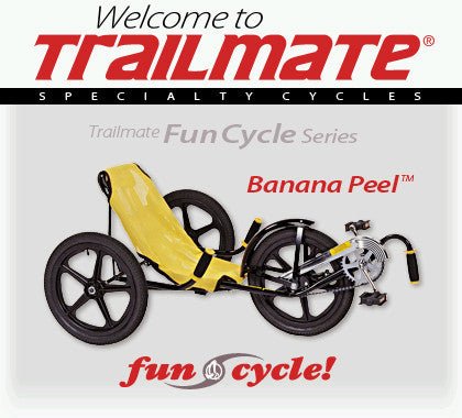 Trailmate FUN CYCLE JUNIOR Jr (formerly Banana Peel) Recumbent