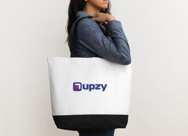 Upzy Classic Cotton Canvas Shopping Tote Bag - Upzy.com