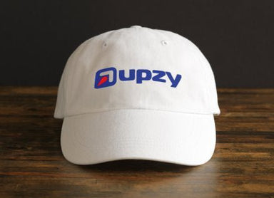 Upzy Sporty Athletic Baseball Cap, White - Upzy.com