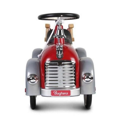 Vici Vintage Baghera Speedster Fireman Metal Kids Ride-On Car Toy - Upzy.com