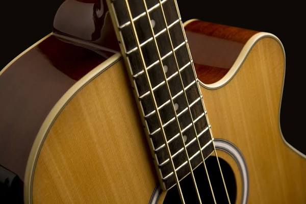 Washburn AB5K-A Acoustic Electronic Bass Guitar, Natural Gloss - Upzy.com
