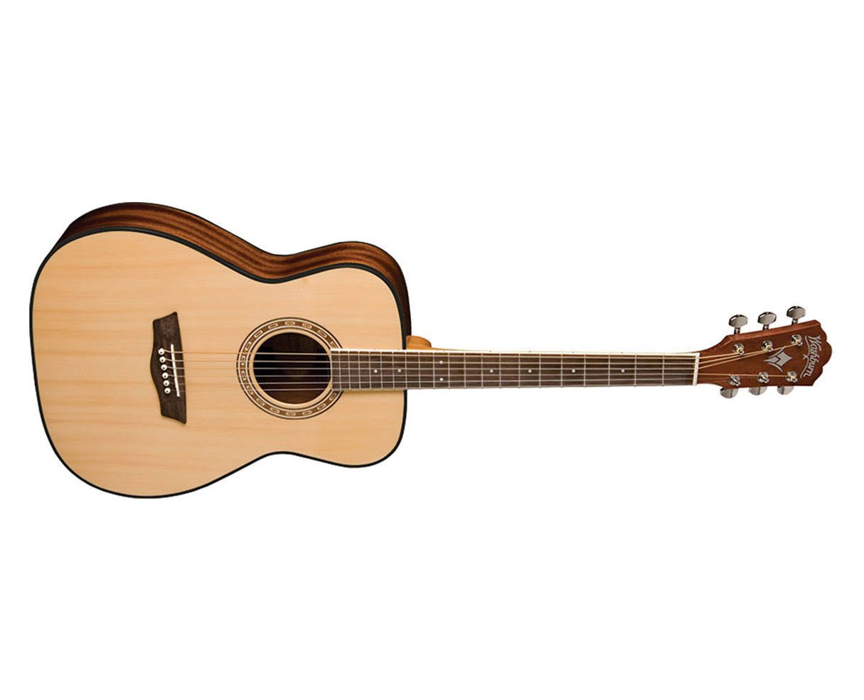 Washburn AF5K Apprentice 5 Series Folk Solid Spruce Acoustic Guitar - Upzy.com