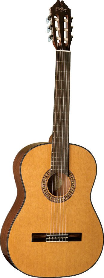 Washburn C40 Classical Acoustic Guitar with Spruce Top, Natural - Upzy.com